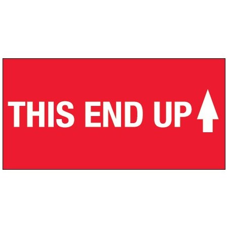 Bsc Preferred 2 x 4'' - ''This End Up'' High Gloss Labels BUY00021245